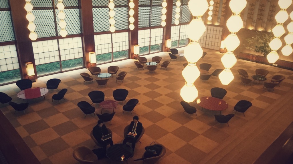 Hotel Okura lobby