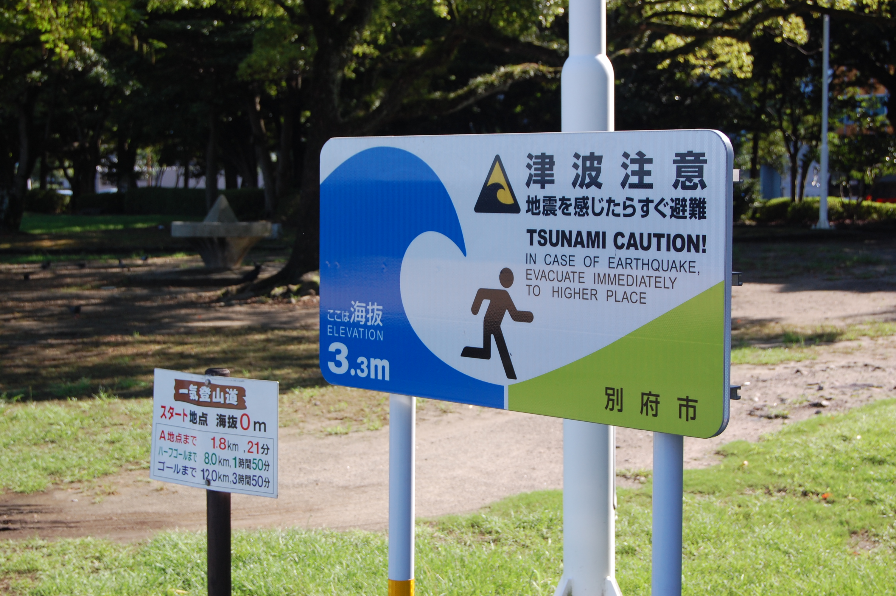 Tsunami warning sign 2