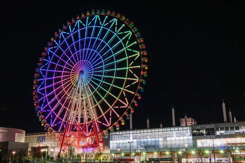Daikanransha Ferris Wheel at Odaiba